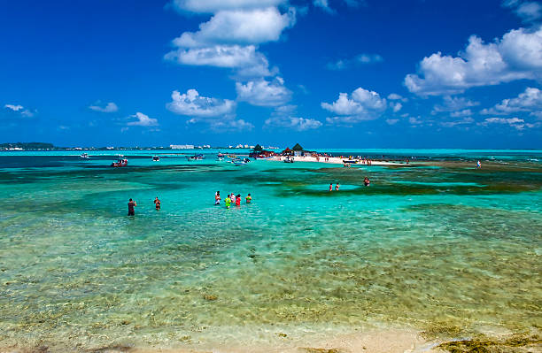 Tropical beach on the Caribbean island of San Andres , Colombia