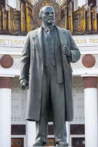 Photo of Monument to Lenin, leader of the world proletariat