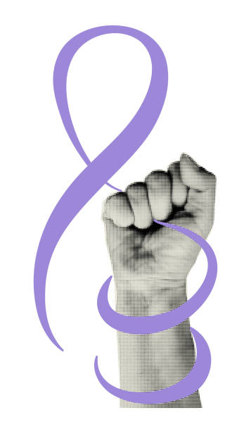 istock World Cancer day hand wrapped in purple ribbon 1850455173