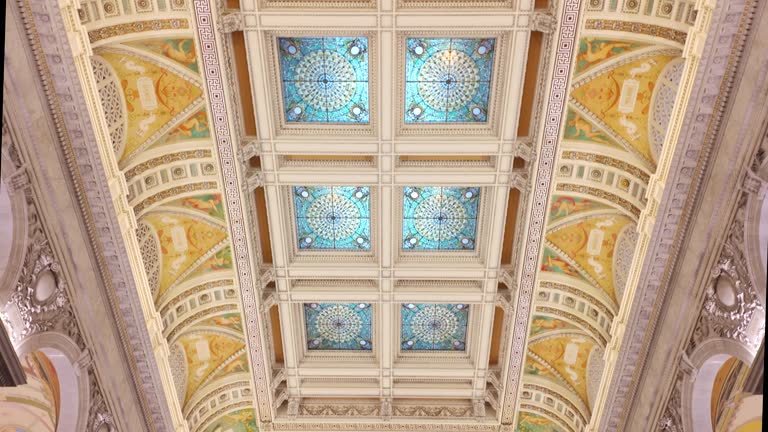 Library of Congress Great Hall Ceiling  in Washington, DC