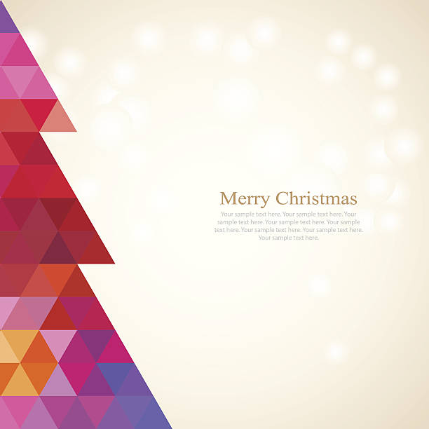 Abstract Christmas Background vector art illustration