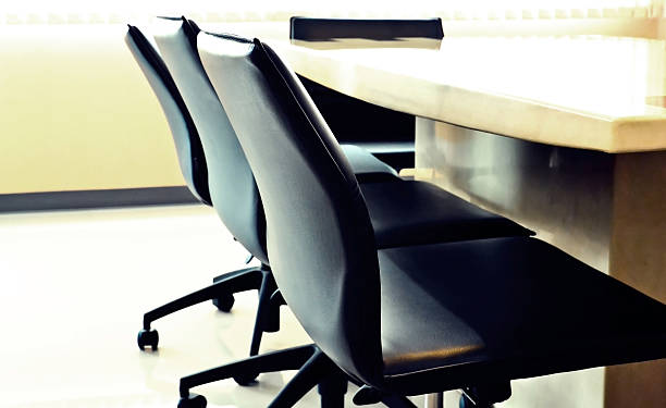 istock Conference table and chairs in meeting room 185047220