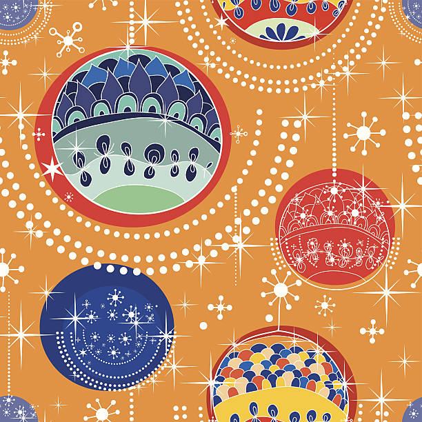 Holidays Winter pattern vector art illustration