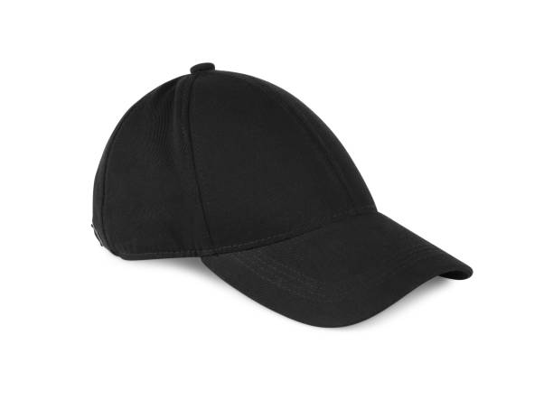 istock Stylish black baseball cap isolated on white 1850495391