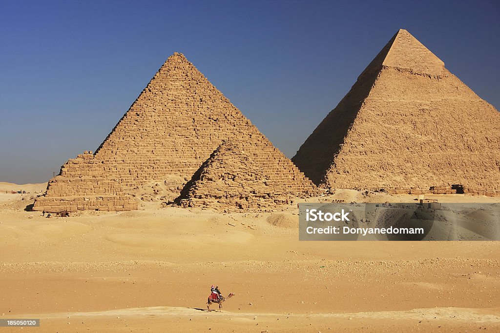 Большой пирамиды Гизы, Каир - Стоковые фото Археология роялти-фри