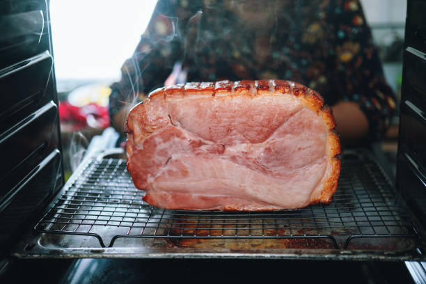 Baking Christmas Ham in the Oven