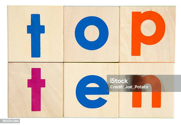 Top Ten Stockfoto und mehr Bilder von Top-Ten-Liste - Top-Ten-Liste, Bauklotz, Erfolg