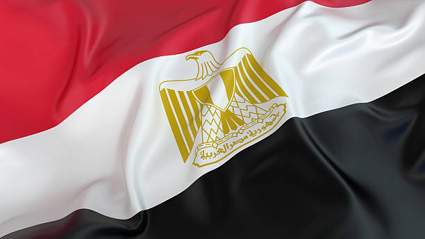 Egypt Flag Egypt Flag egyptian flag stock pictures, royalty-free photos & images