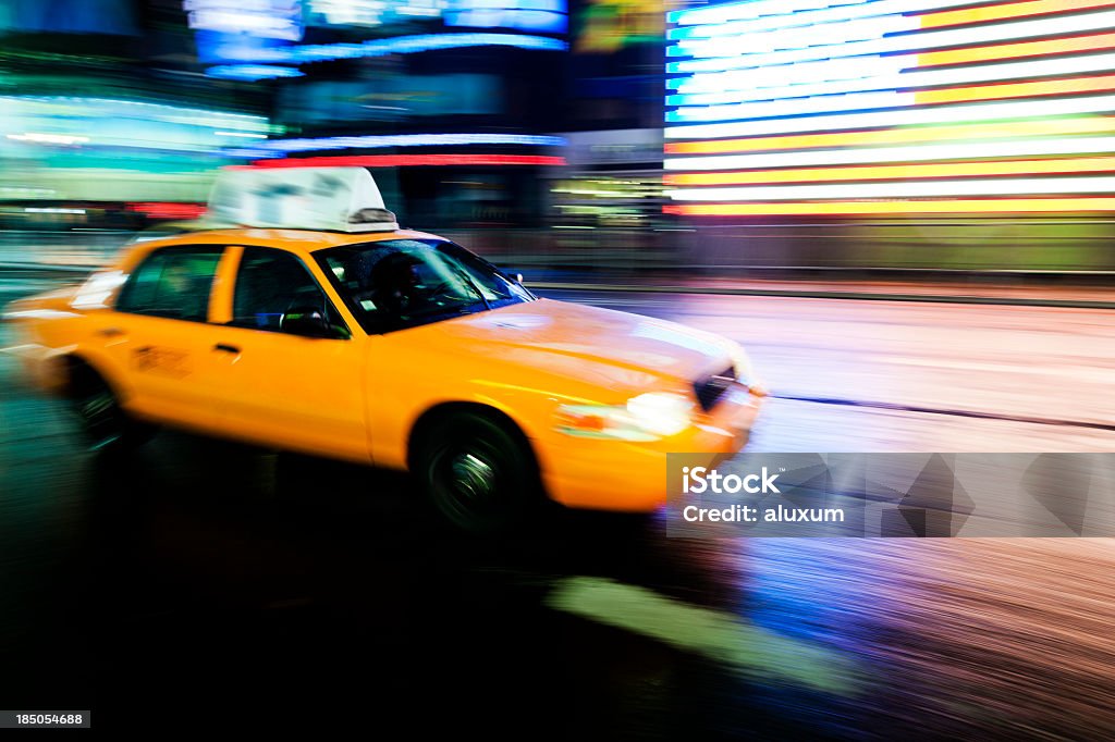 Times Square New York - Lizenzfrei Nacht Stock-Foto