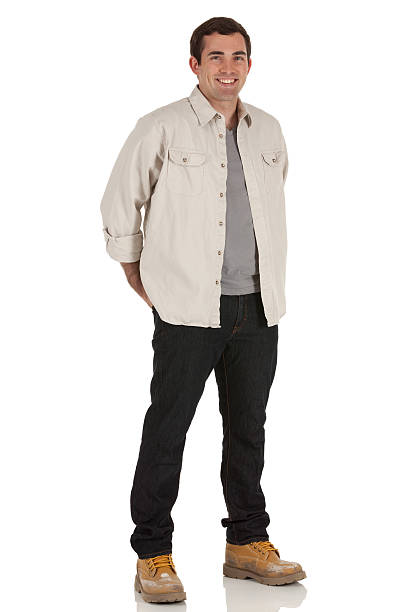 istock Portrait of a happy man smiling 185055844
