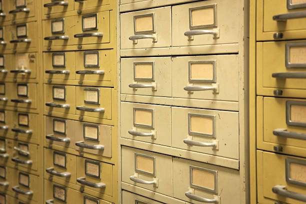 istock Rows of Metal Cabinets 185057970