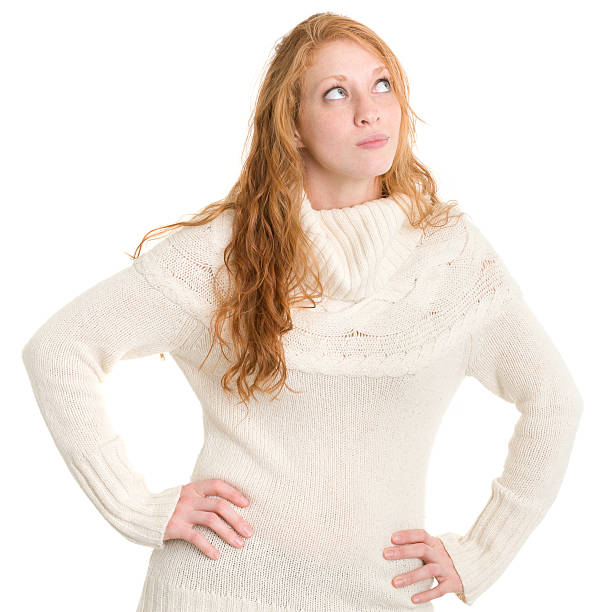 istock Young Woman Gazes Up 185058210