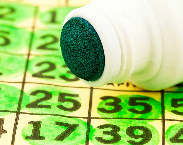 Bingo Cards And Dauber Stock Photo - Download Image Now - Bingo, Felt Tip  Pen, Color Image - iStock