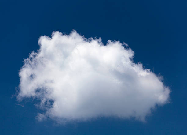 isolated cloud over blue sky stock photo