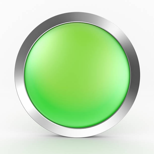 botão verde ícone - internet start - fotografias e filmes do acervo