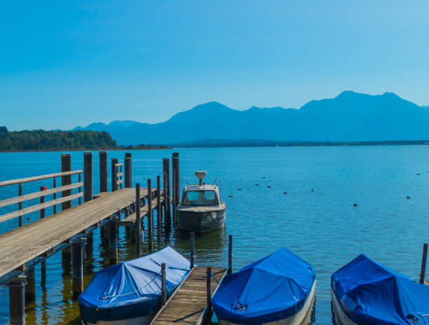 istock Boats on Lake Chiemsee Bavaria 1850600905