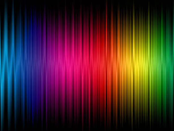 Photo of A rainbow frequency abstract background