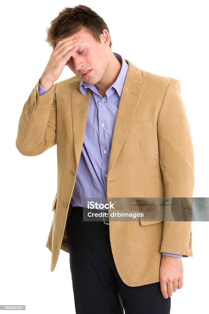 Stressé et déçu jeune homme - Photo de Hommes libre de droits