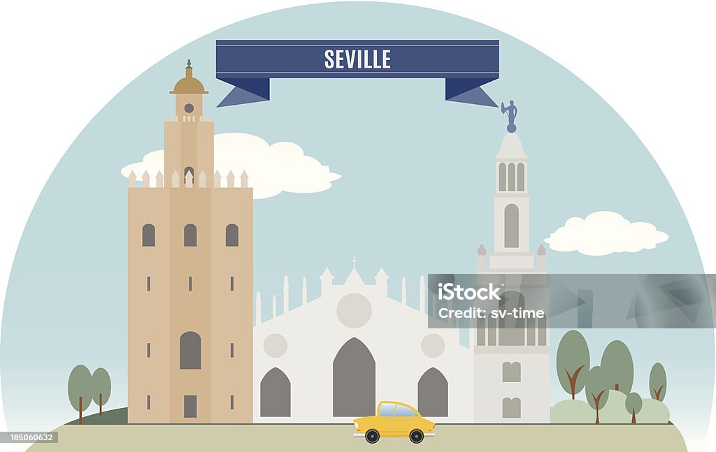 Séville - clipart vectoriel de Séville libre de droits