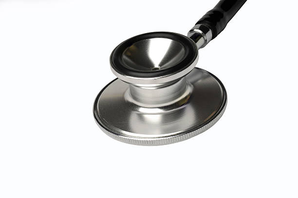 stethoscope closeup stock photo