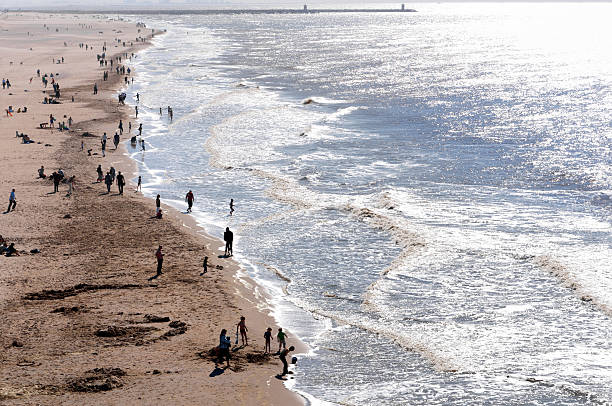 istock People on the beach at Scheveningen, sunbathing 185061023