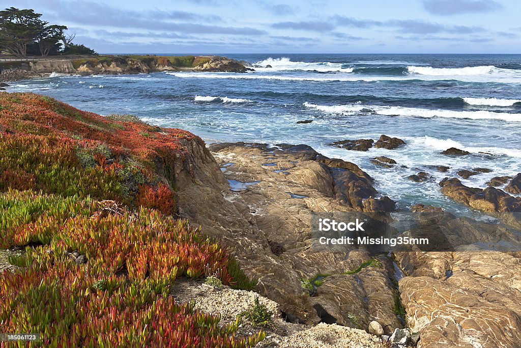 Spanish Bay, de la Península de Monterey - Foto de stock de 17-Mile Drive libre de derechos