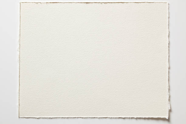 blanc papier aquarelle haute résolution - toile à peindre photos et images de collection