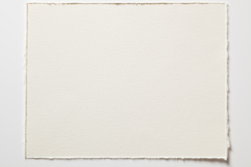 High resolution blank watercolor paper