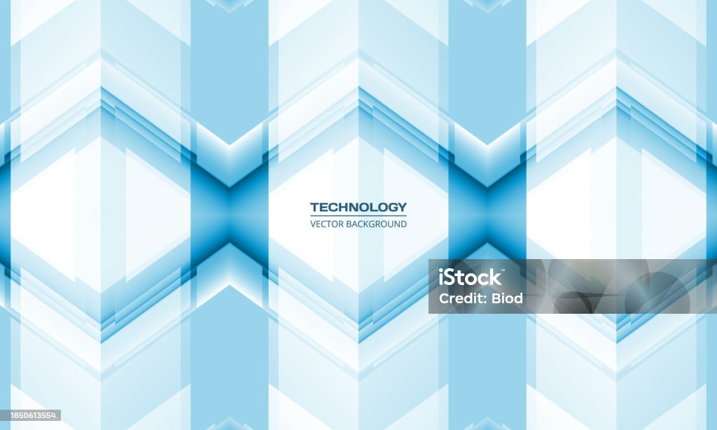 Geometric Abstract Tech Background Blue 3d Geometric Abstract Technology Background With Rhombus Frames ...