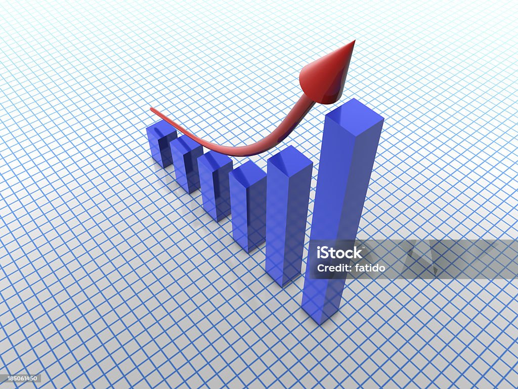 Gráfico de crecimiento - Foto de stock de Abstracto libre de derechos