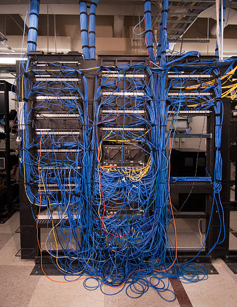 컴퓨터 네트워크 - technology chaos network server it support 뉴스 사진 이미지