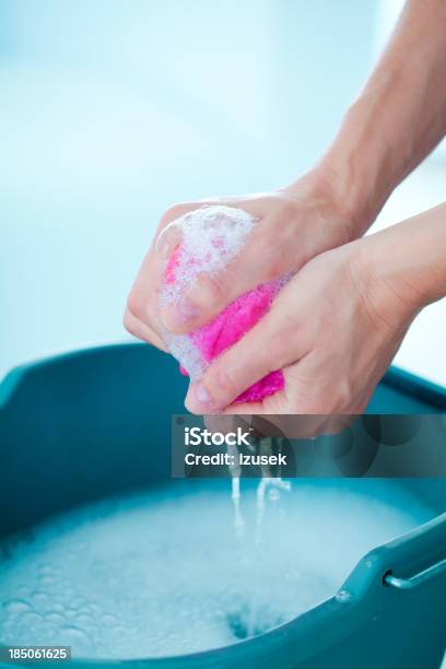 Wringing Rag Stock Photo - Download Image Now - Rag, Bucket, Drying