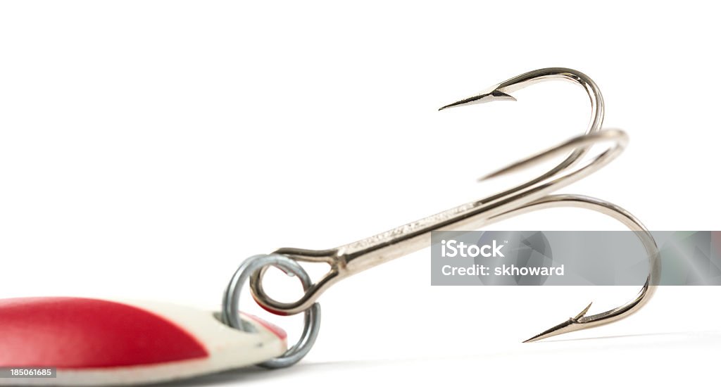 Hook On Daredevil Fishing Lure Stock Photo - Download Image Now - Close-up,  Color Image, Copy Space - iStock