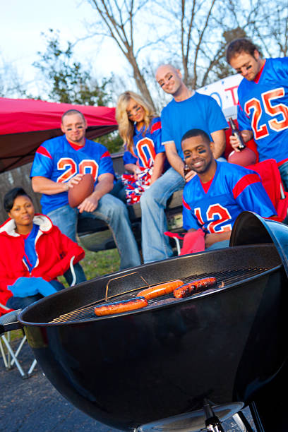 istock Football fans tailgating 185061748