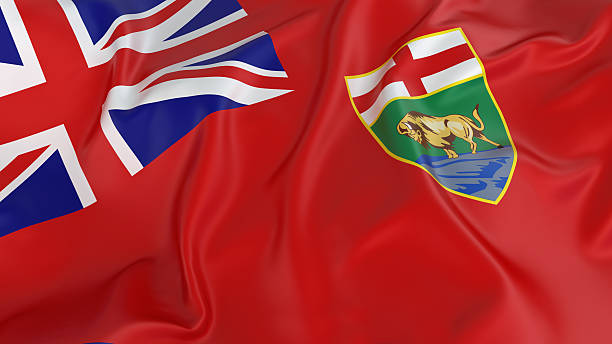 Flag of Manitoba  manitoba photos stock pictures, royalty-free photos & images