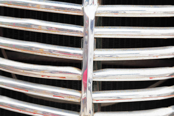 istock shining front grille of a rusty car wreck 185062125