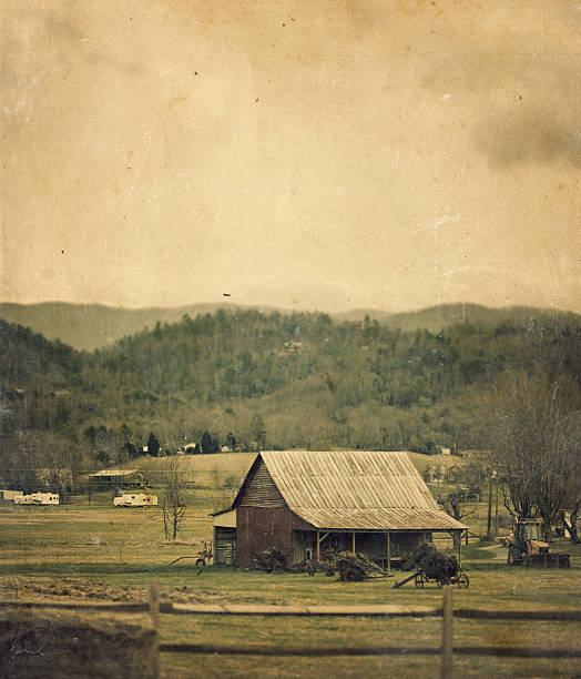 istock abandoned barn in Tennessee 185063054