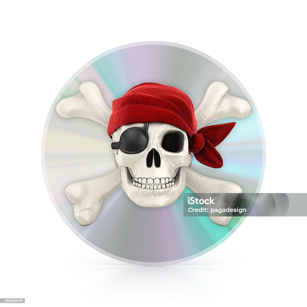 A pirataria do software - Royalty-free CD Foto de stock