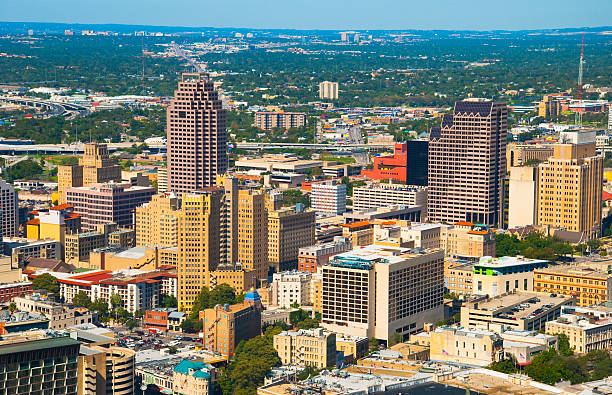 istock San Antonio skyline aerial 185063137