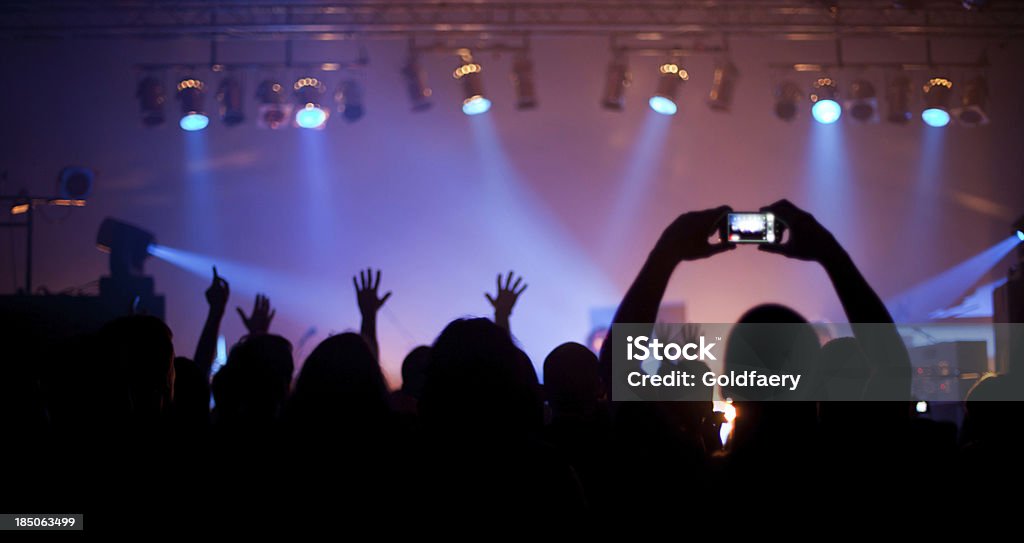 Foule de Concert - Photo de Acclamation de joie libre de droits