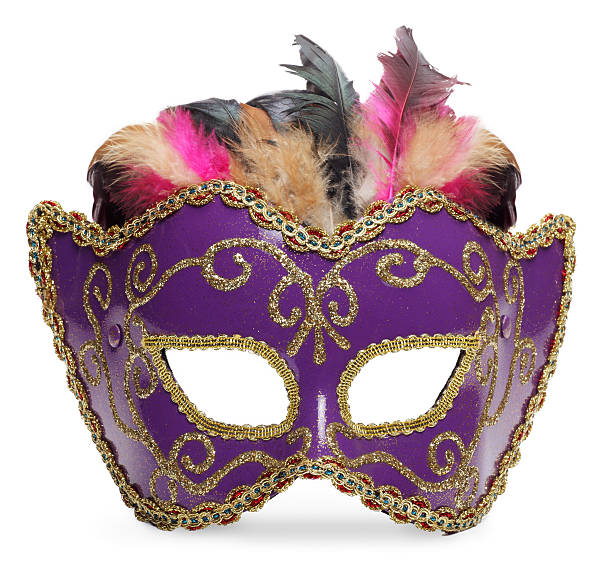 istock Mardi Gras Mask Isolated on White 185063724