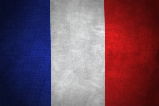 dirty cloth France flag