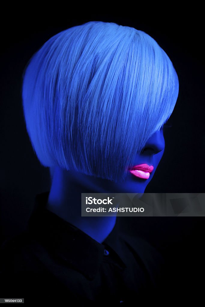Ультрафиолетовый Красота Портрет - Стоковые фото 20-24 года роялти-фри