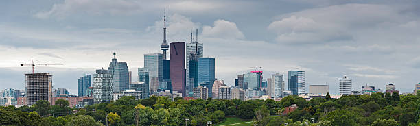 istock Toronto skyscraper cityscape panorama Canada 185064240