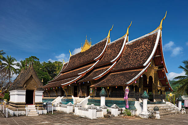 istock Wat Xieng Thong - Buddhist temple in Luang Prabang 185064530