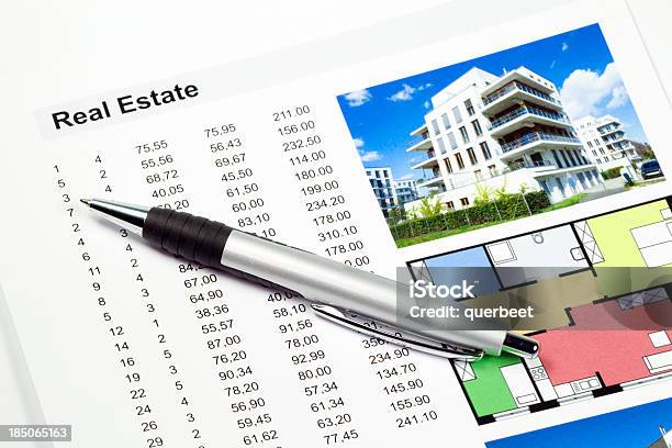Immobilienordner Mit Daten Stockfoto und mehr Bilder von Abmachung - Abmachung, Analysieren, Broschüre