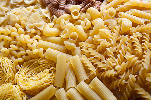 Pasta variation Pasta variation macaroni stock pictures, royalty-free photos & images