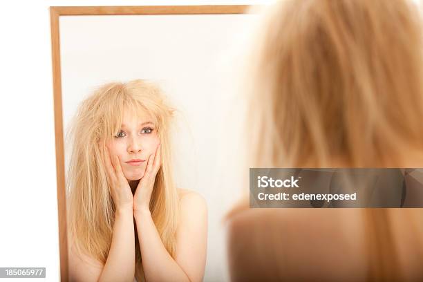 Woman With Bad Hair Stock Photo - Download Image Now - One Woman Only, Women, 20-29 Years