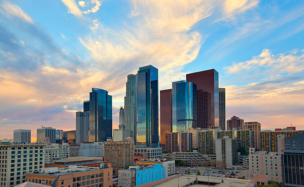 istock Downtown Los Angeles at Sunset 185067032