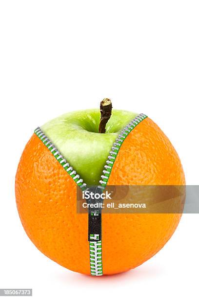 Orange Apple Stockfoto und mehr Bilder von Apfel - Apfel, Geschält, Abnehmen